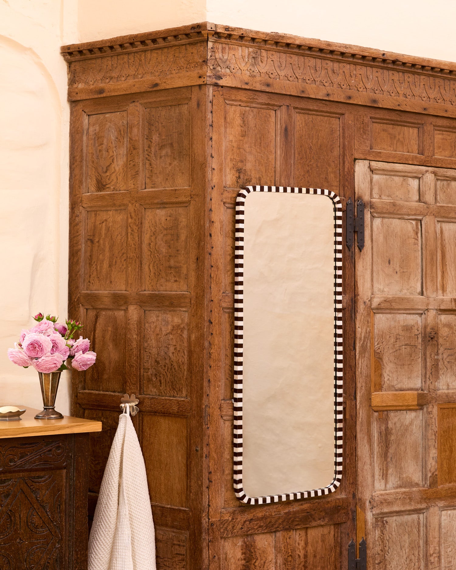 Pearl Full-Length Mirror, Chocolate