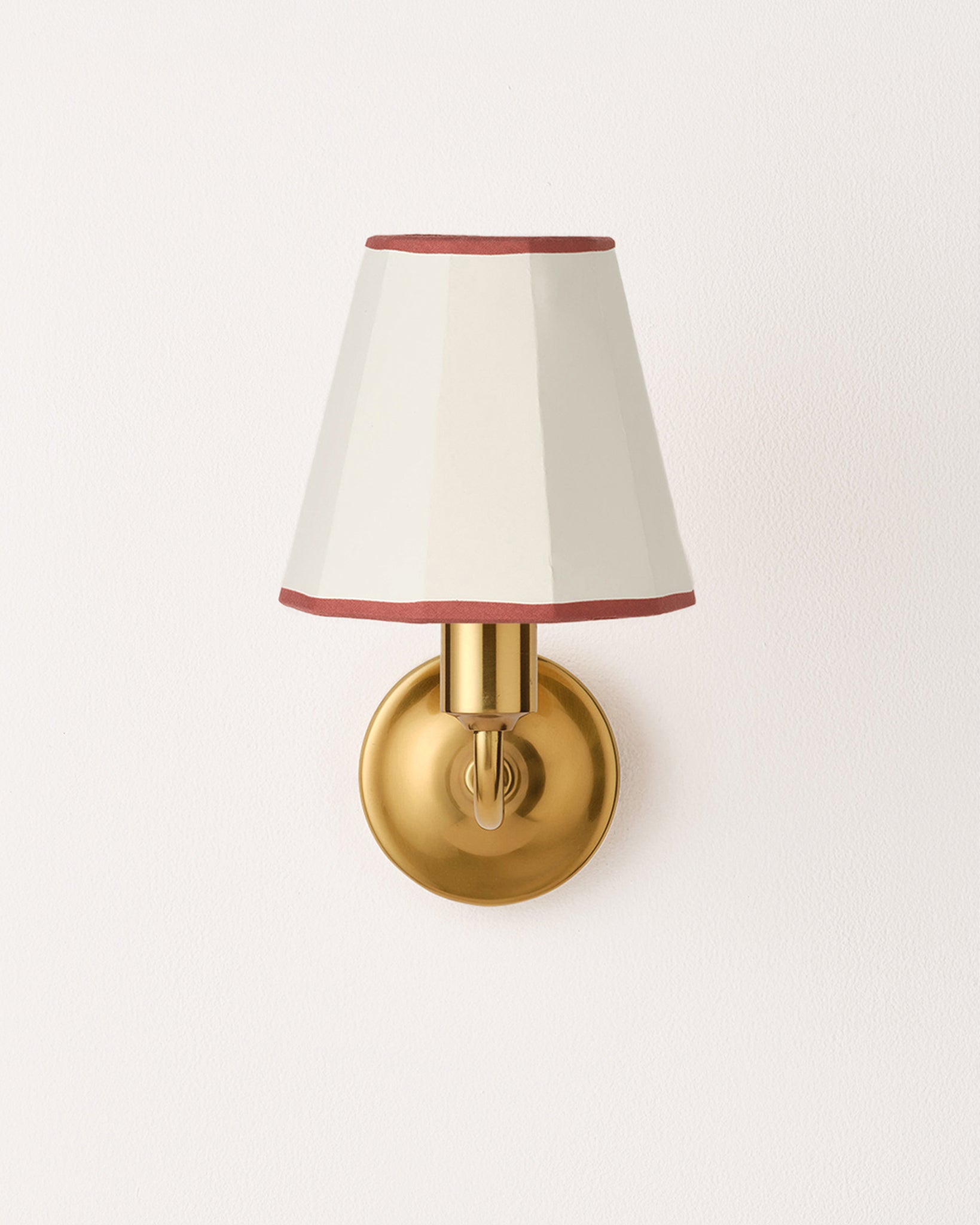 Facetted Lampshade, Cherry, Mini