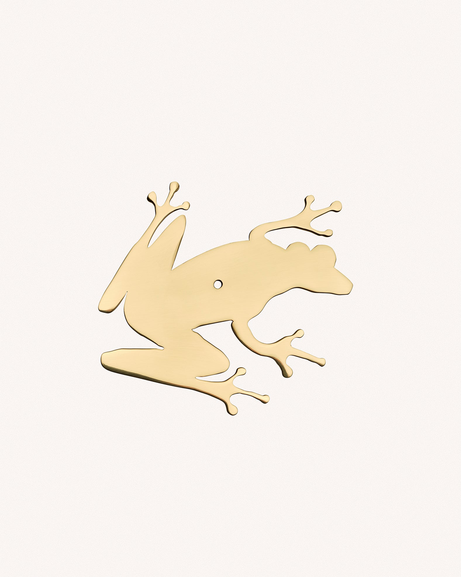 Frog Backplate, Polished Brass