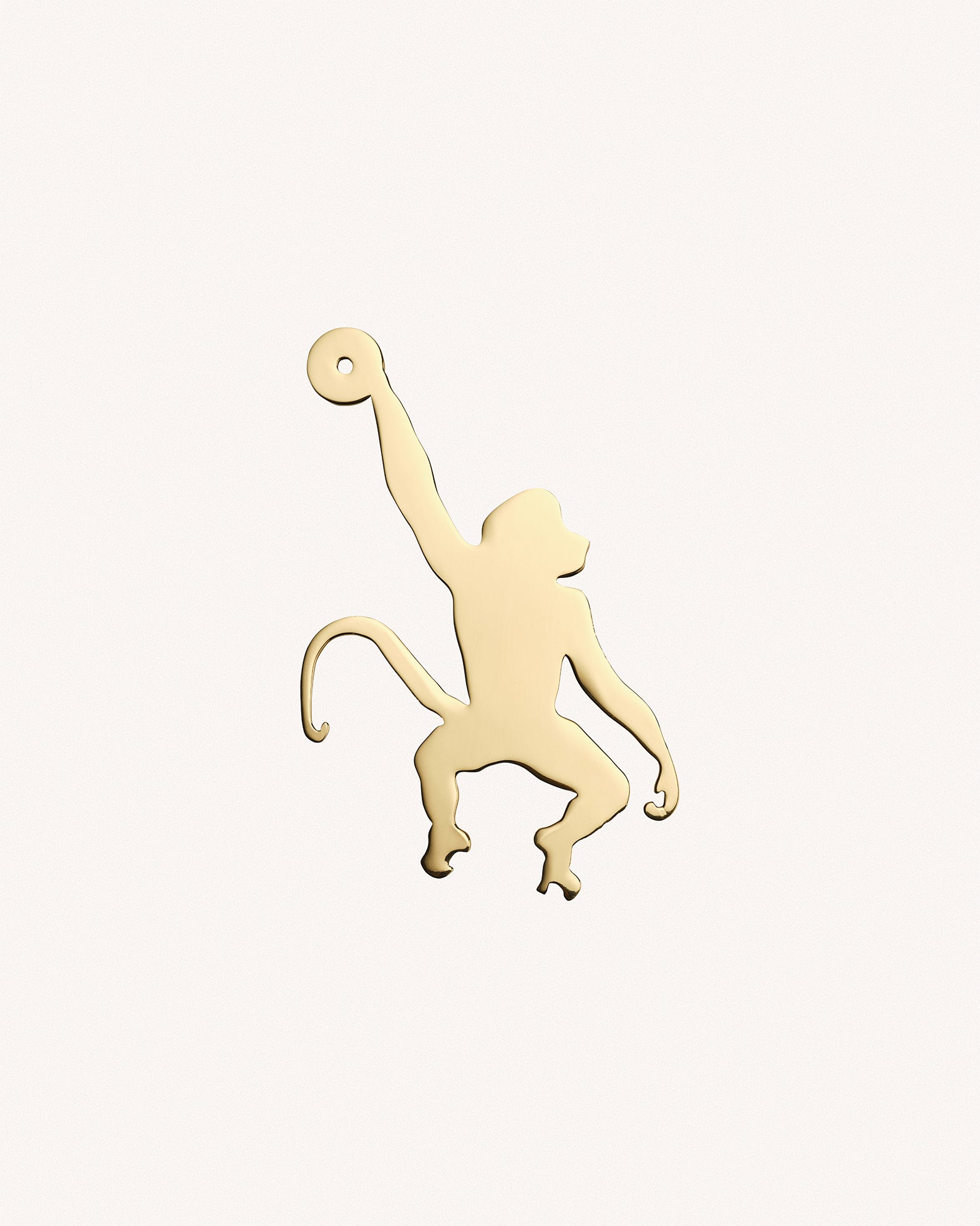 Monkey Backplate, Polished Brass