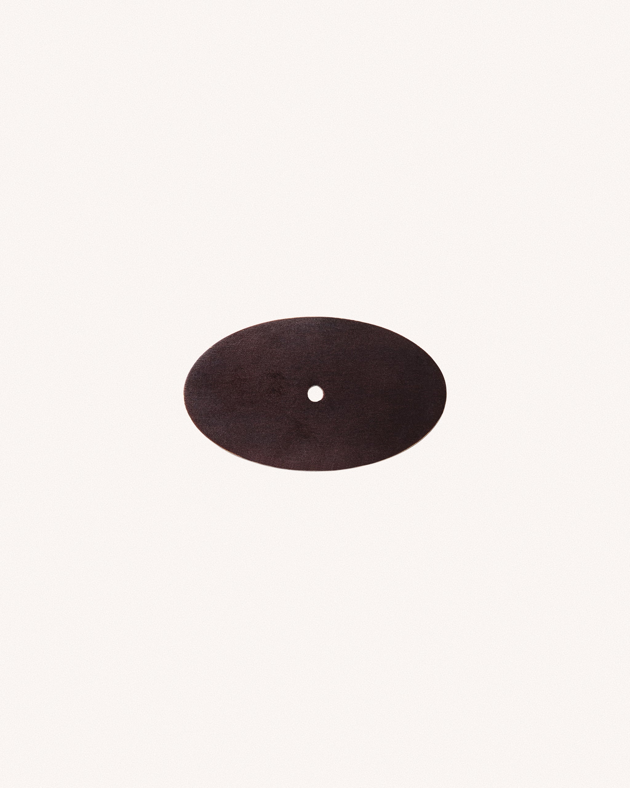 Oval Backplate, Blackened Bronze