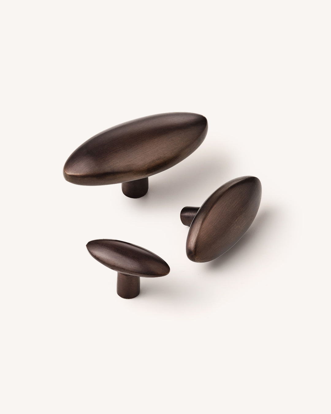 Blackened Bronze Oval Knob