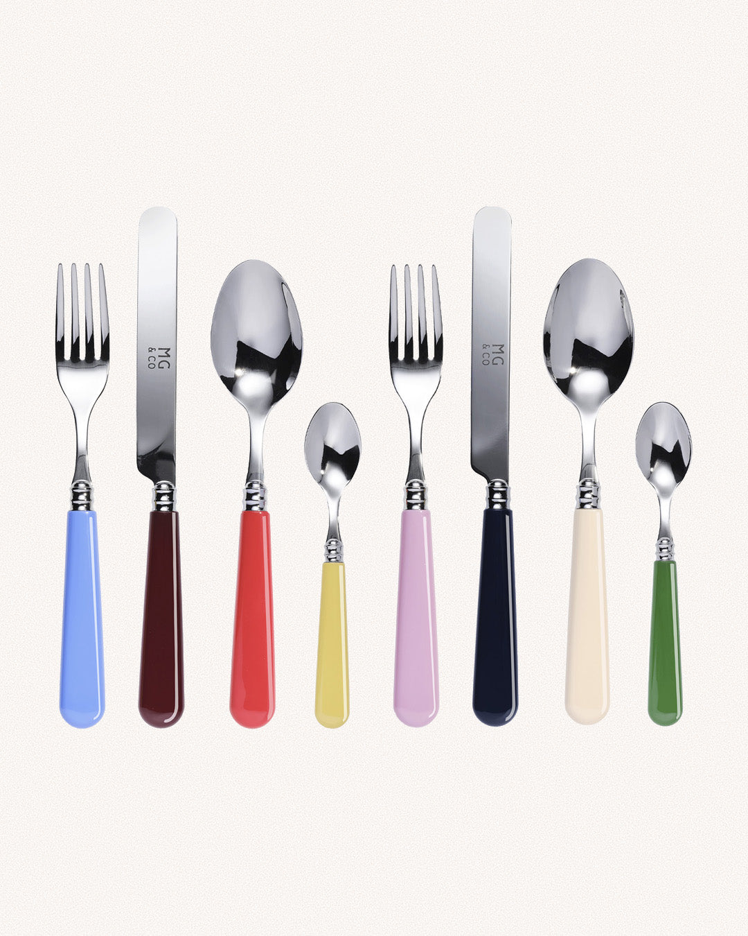 8 Piece Cutlery Set, Rainbow