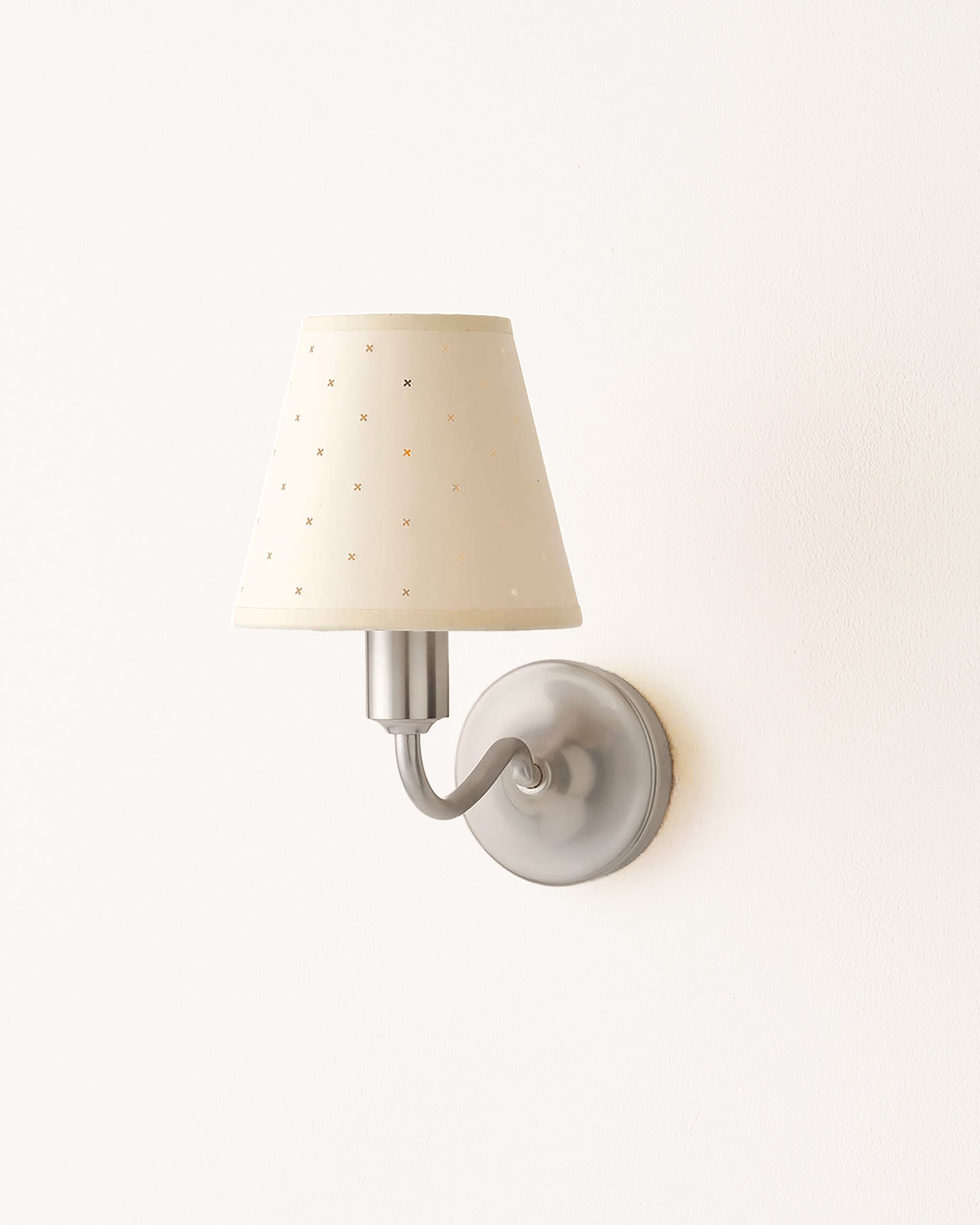 Wall Light, Brushed Silver