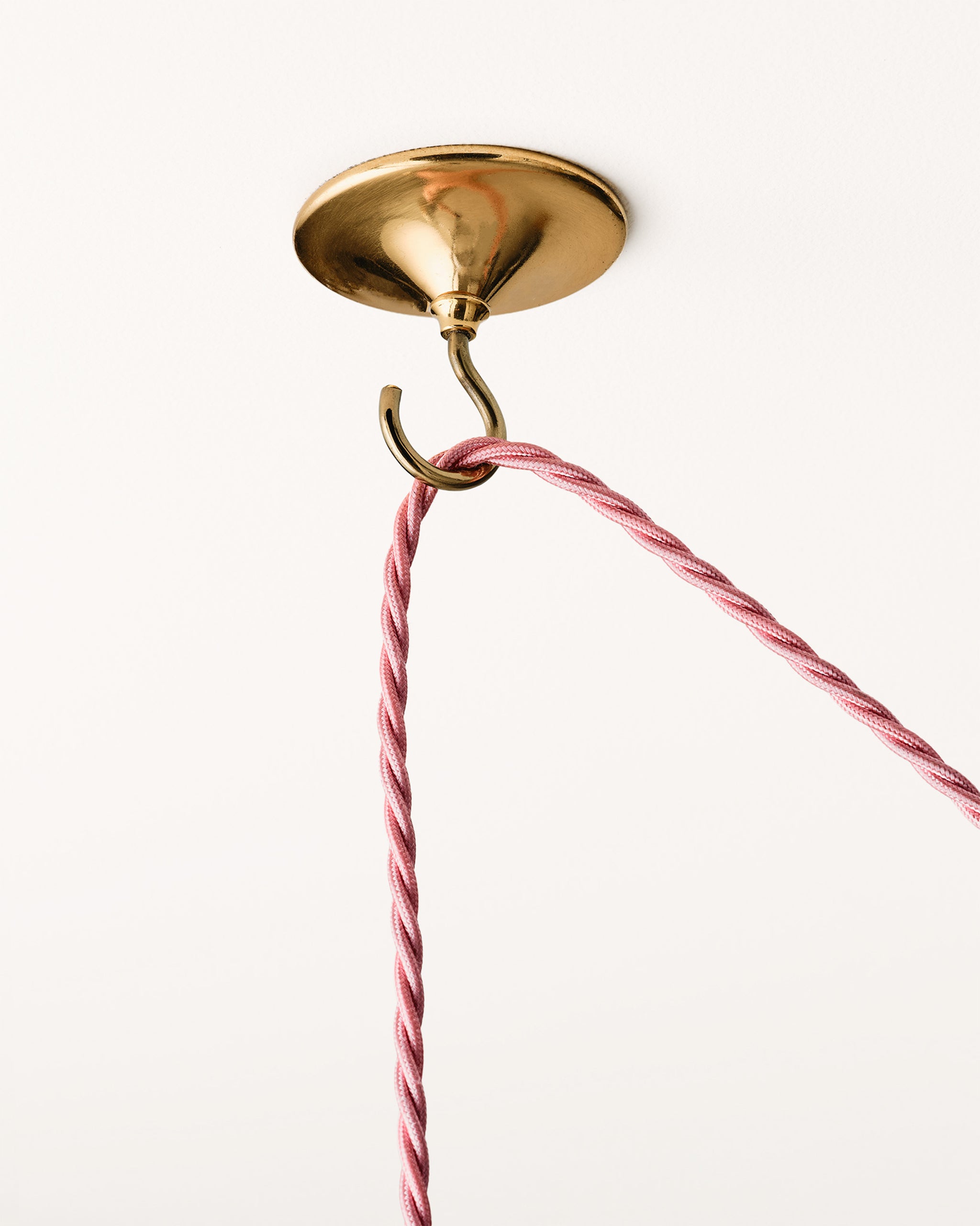 Ceiling Hook, Aged Brass