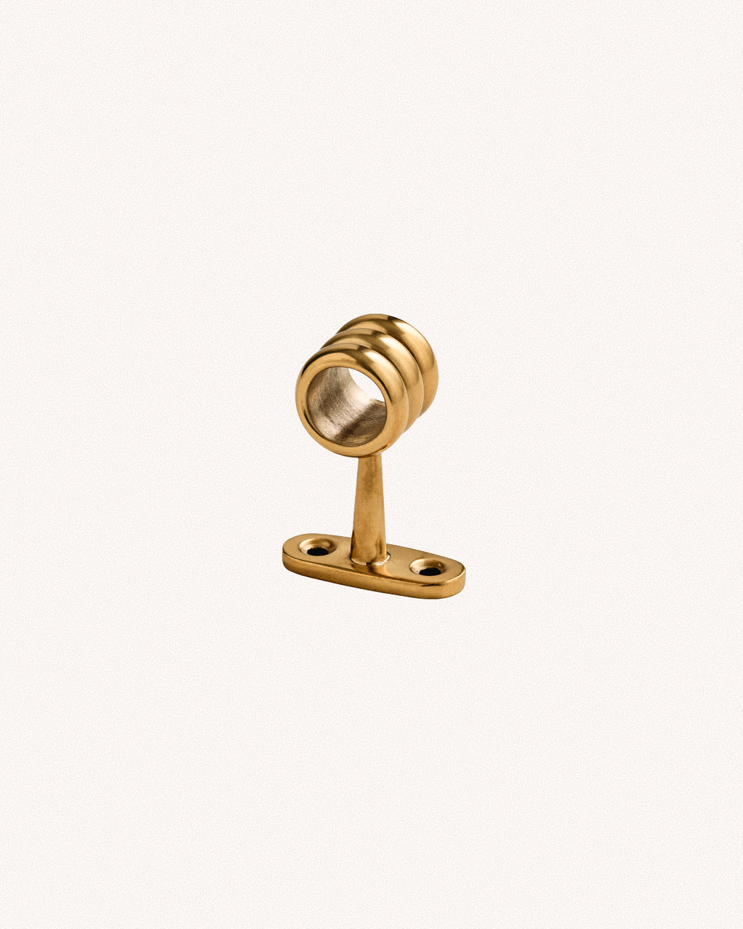 Tay Curtain Rail Middle Bracket, Aged Brass