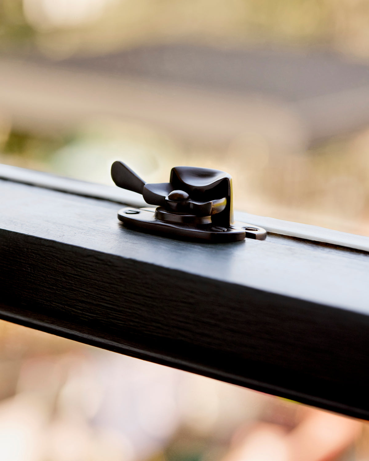 Tay Sash Window Latch, Blackened Bronze