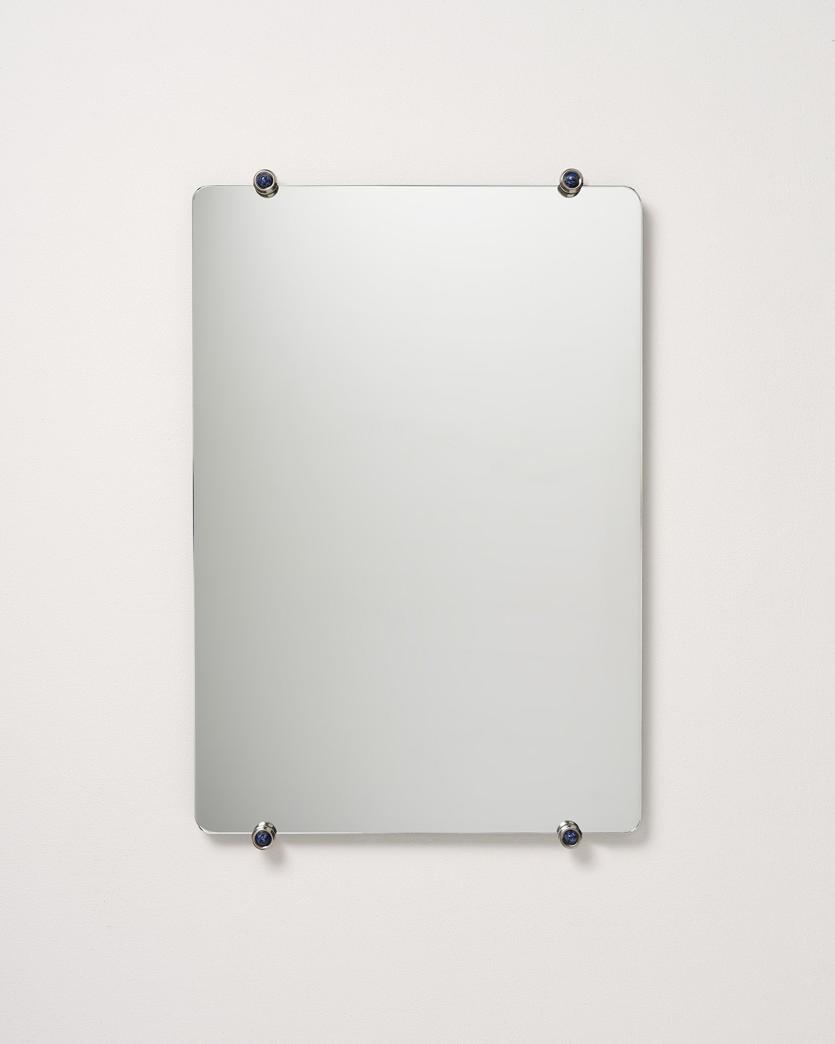 Mirror with Jewel Studs, Nickel