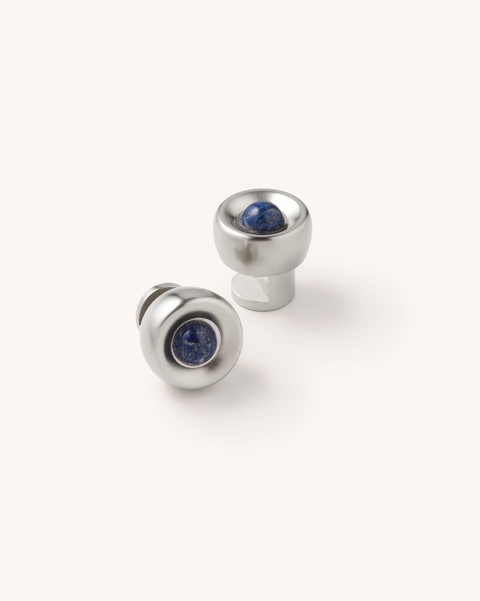 Jewel Studs, Nickel, Set of 2