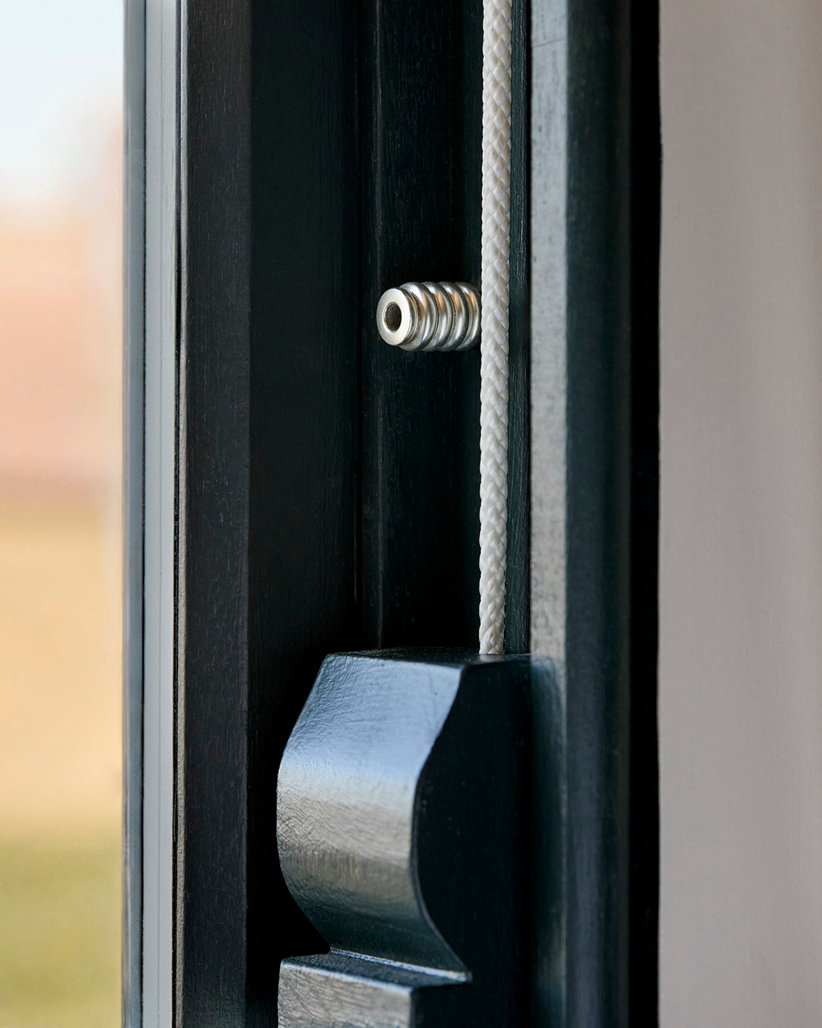 Tay Sash Window Stop, Brushed Nickel, Set of Two