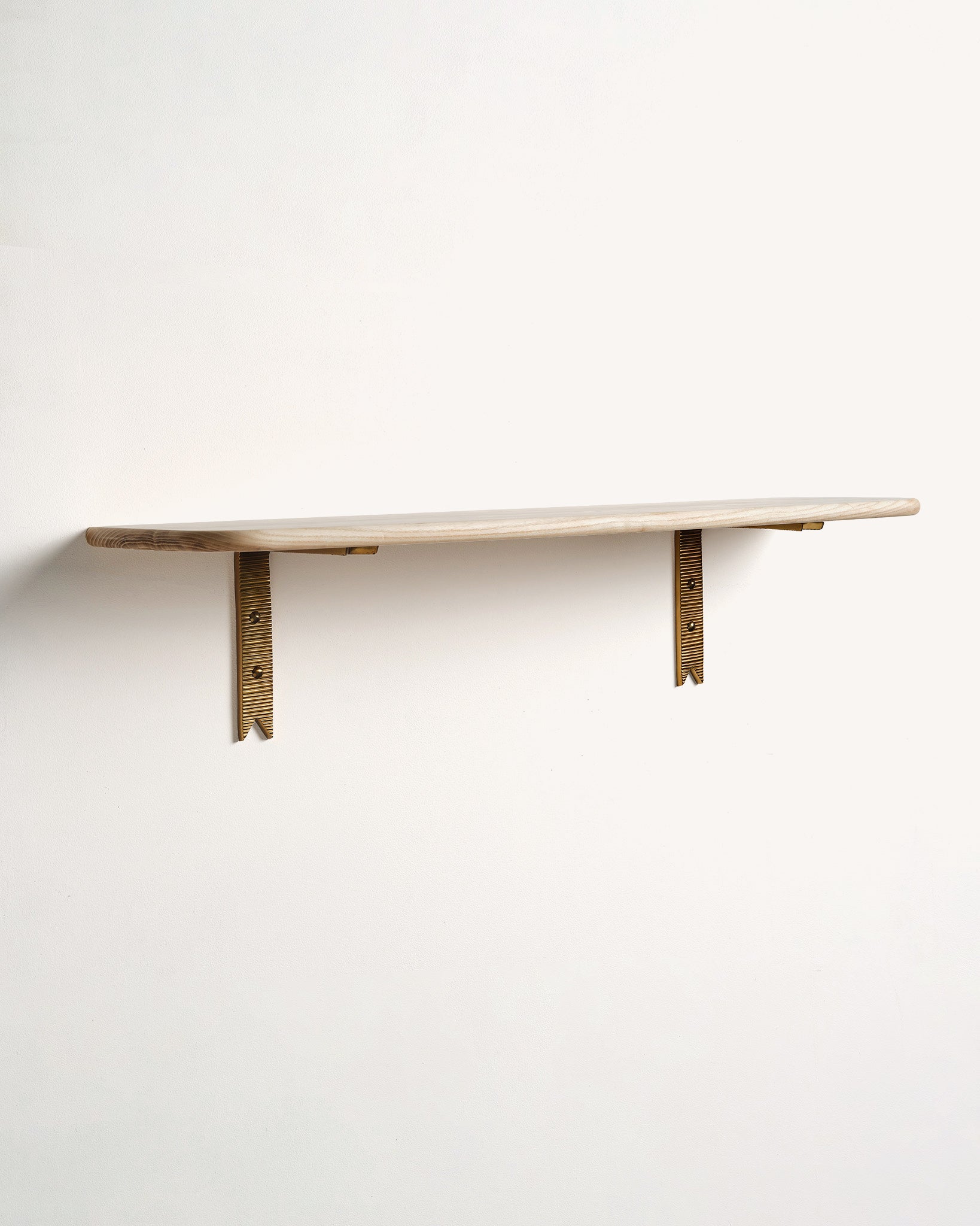 Curved Wooden Shelf, Large