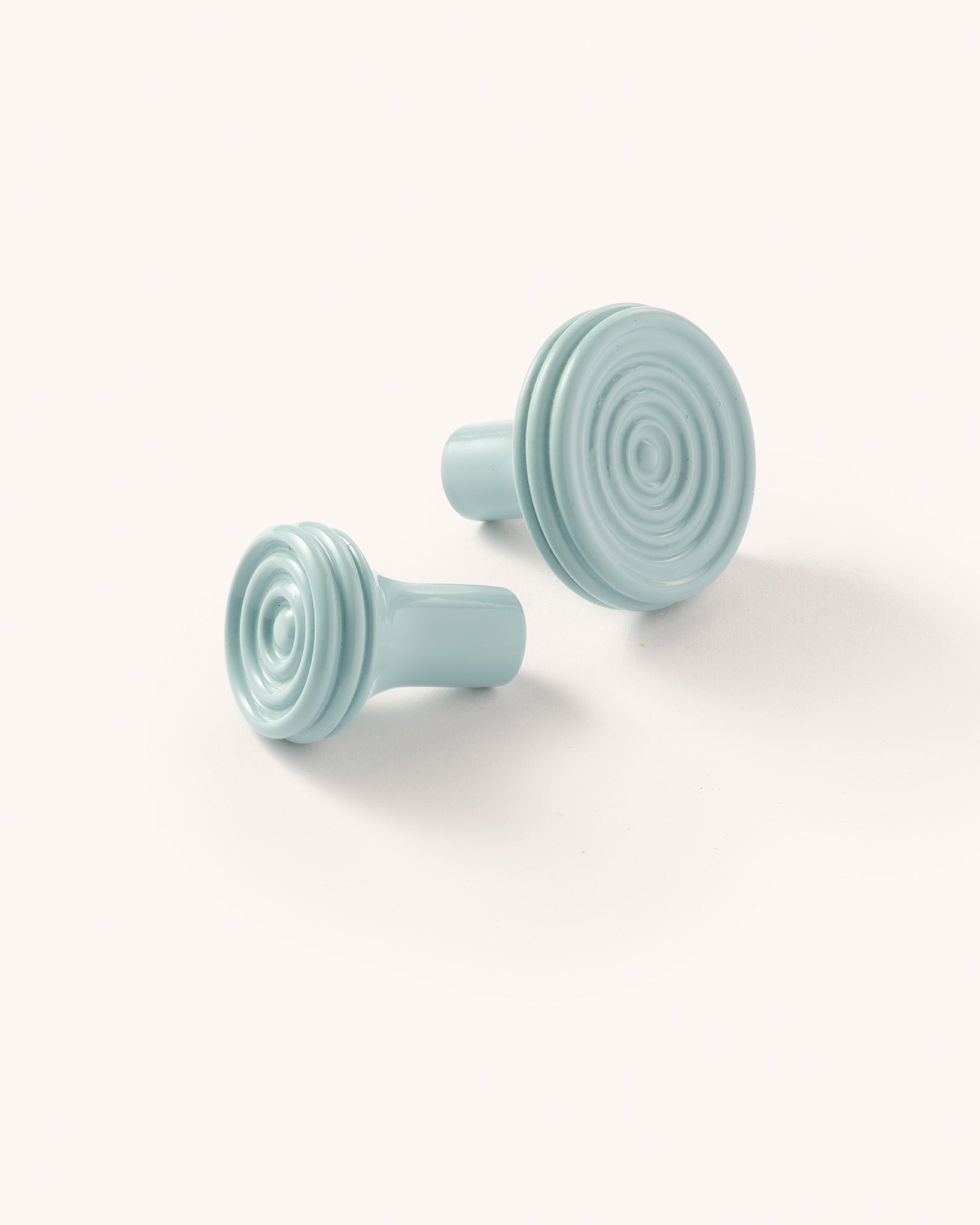 Ripple Knob, Pale Blue