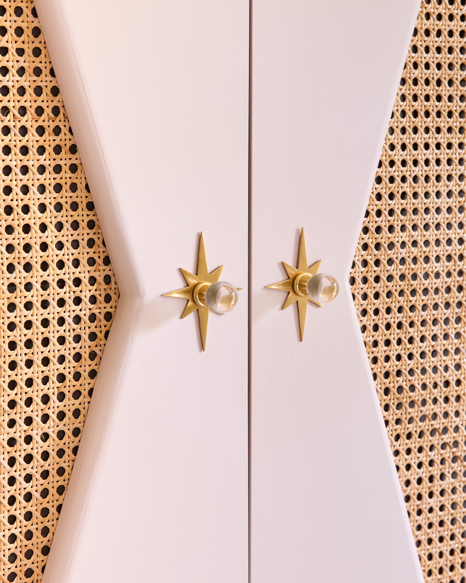 Star Backplate, Aged Brass