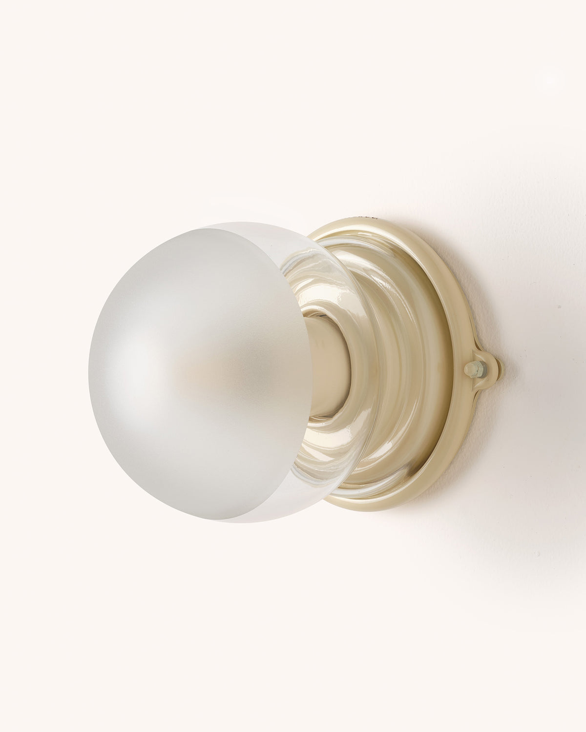 Metro Flush Light, Cream