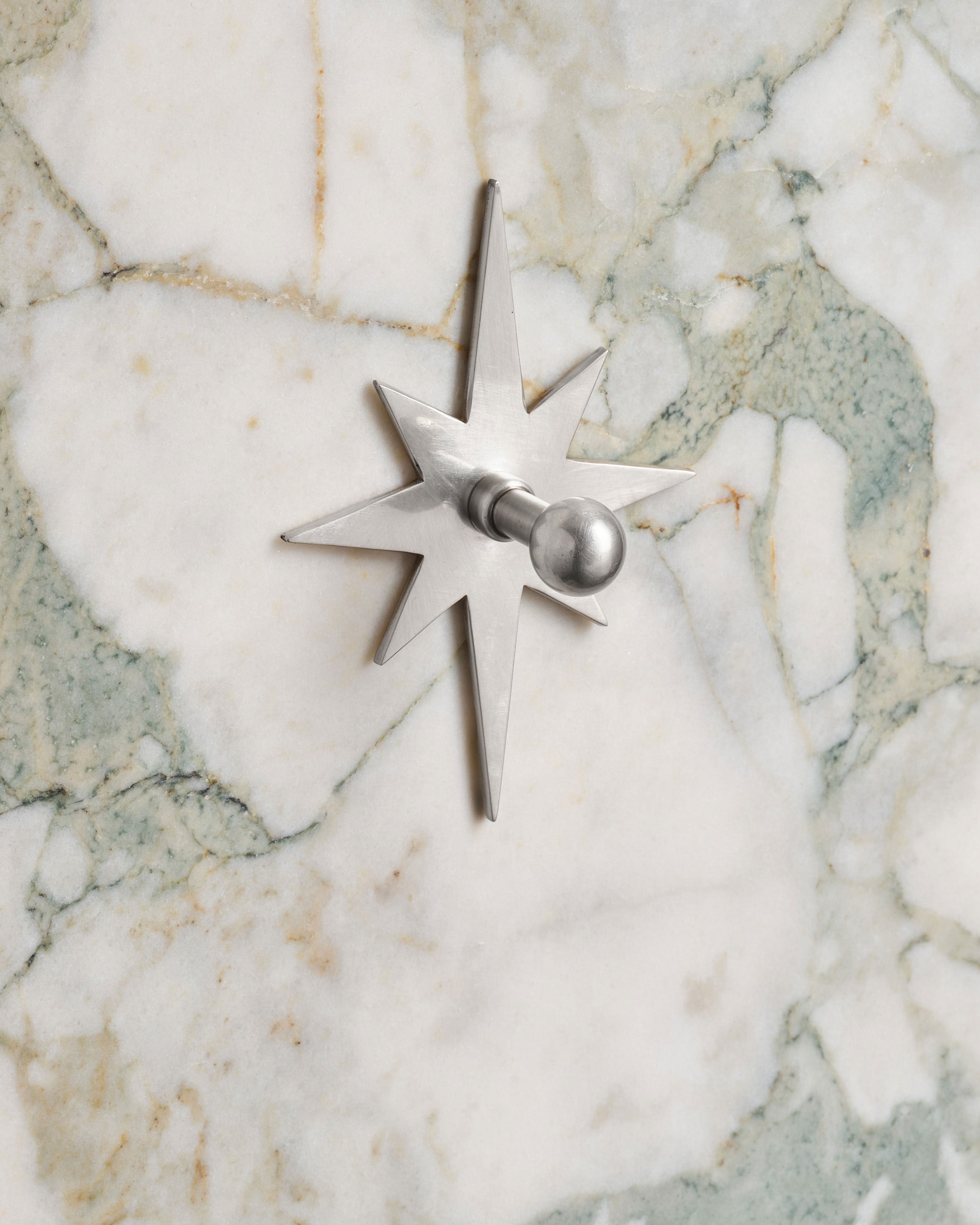 Star Hook, Brushed Nickel