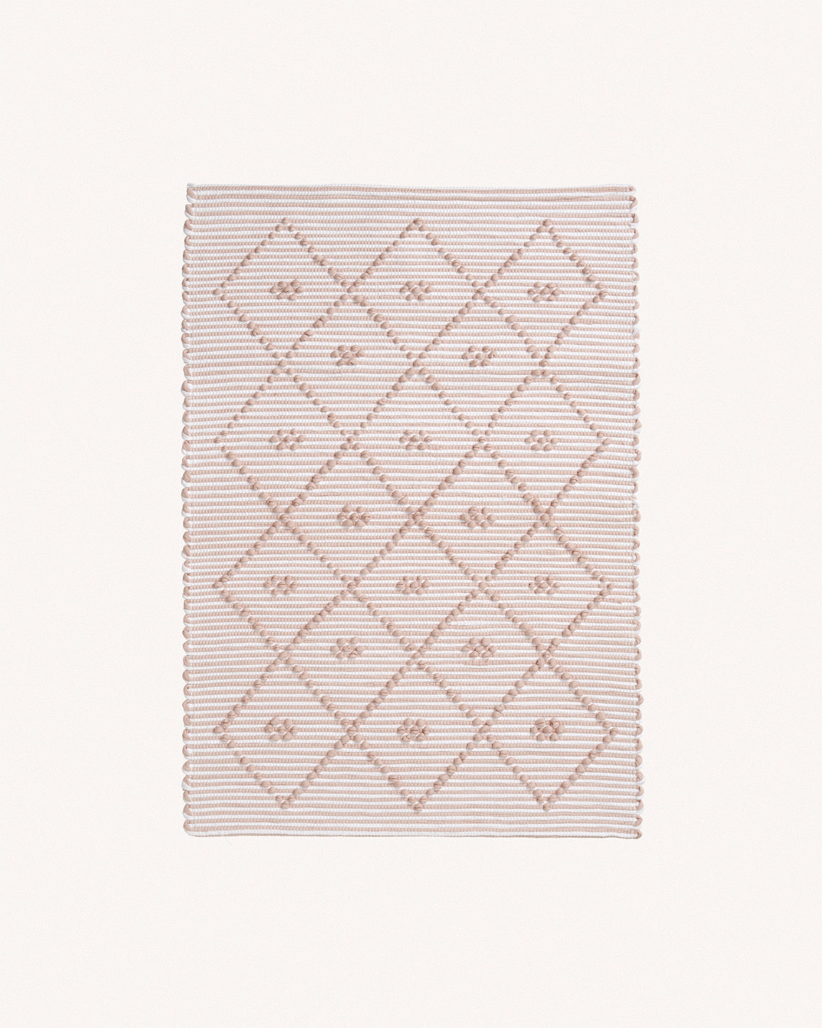 Stripe Bathmat, Powder Pink