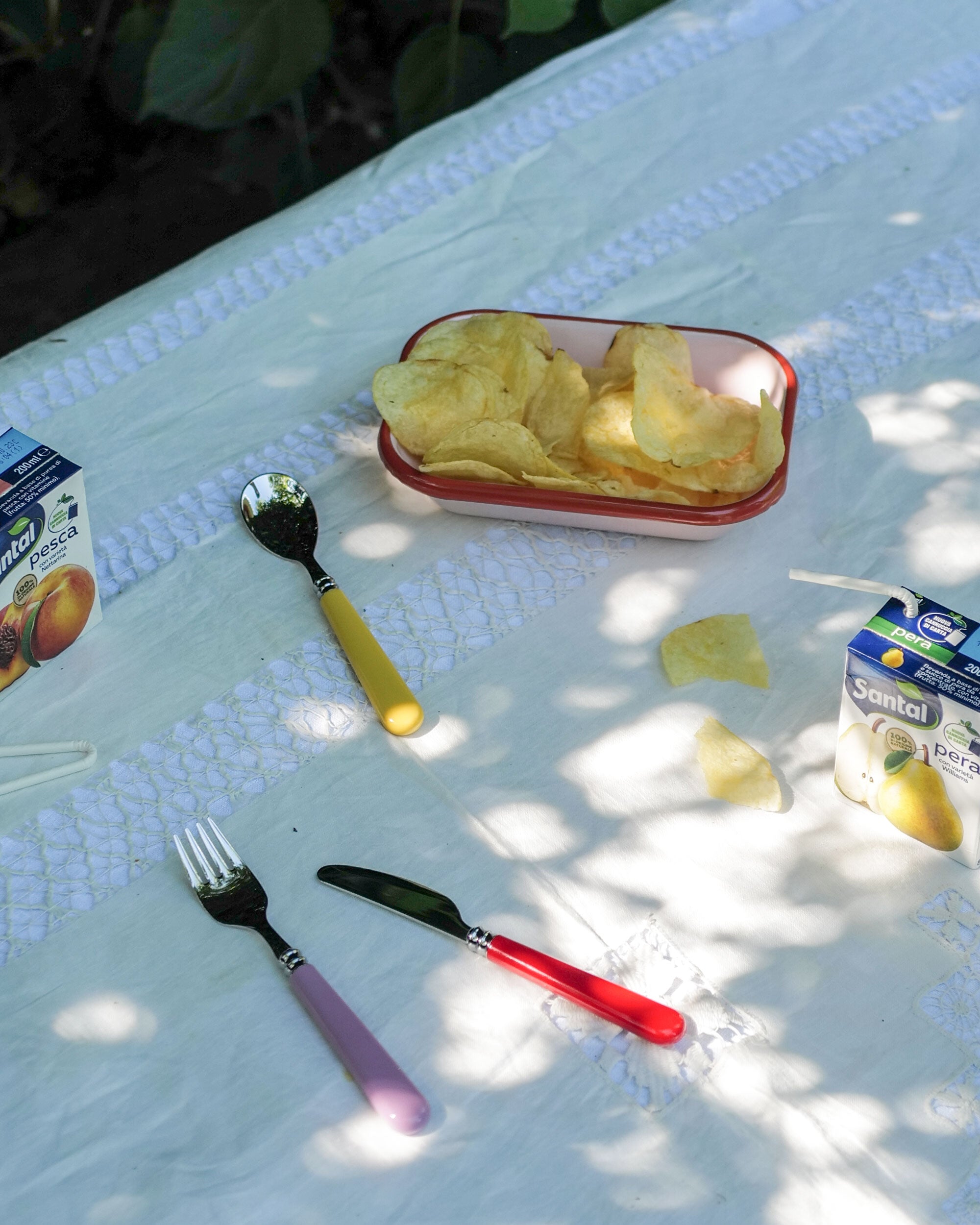 3 Piece Kids Cutlery Set, Reds