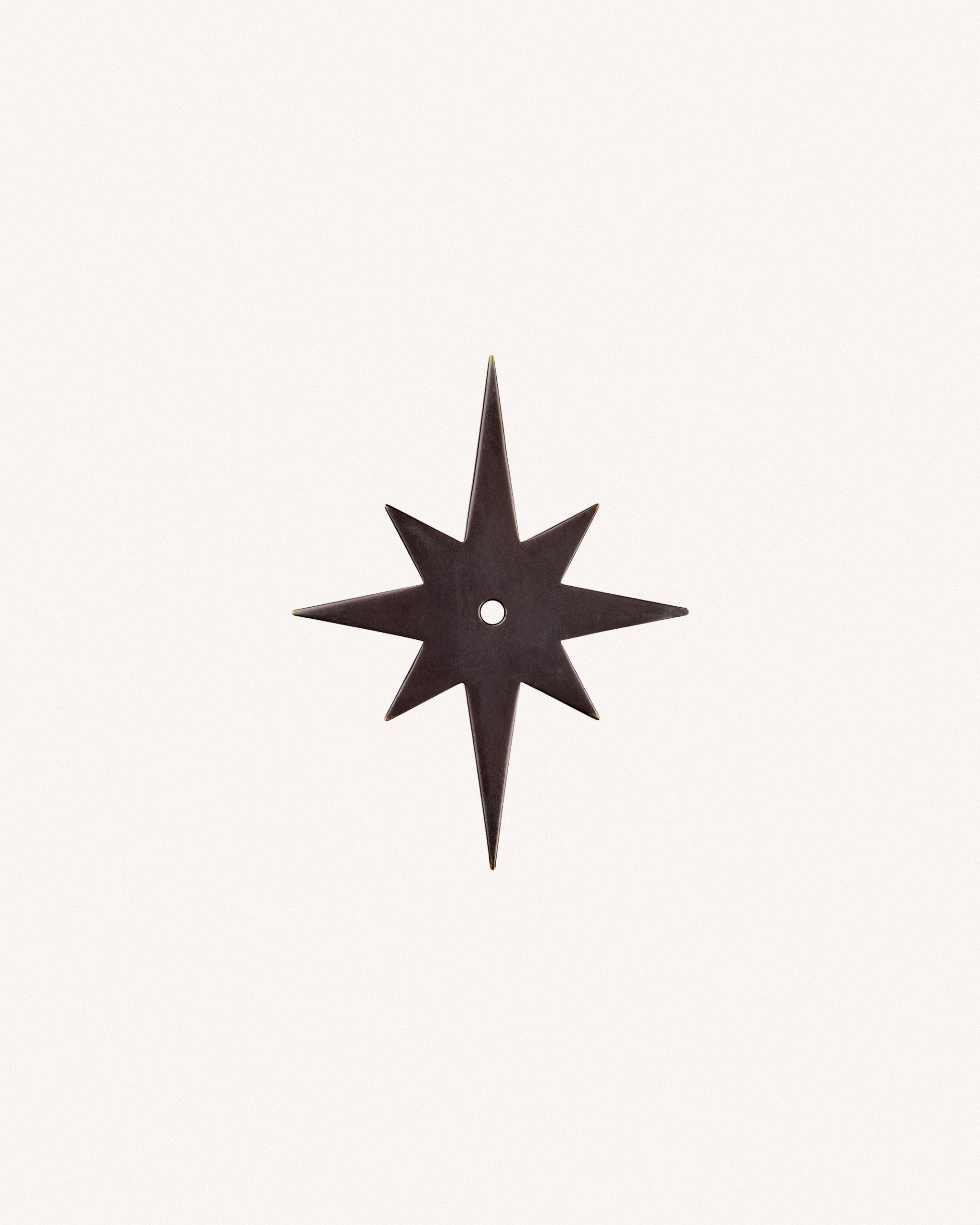 Star Backplate, Blackened Bronze