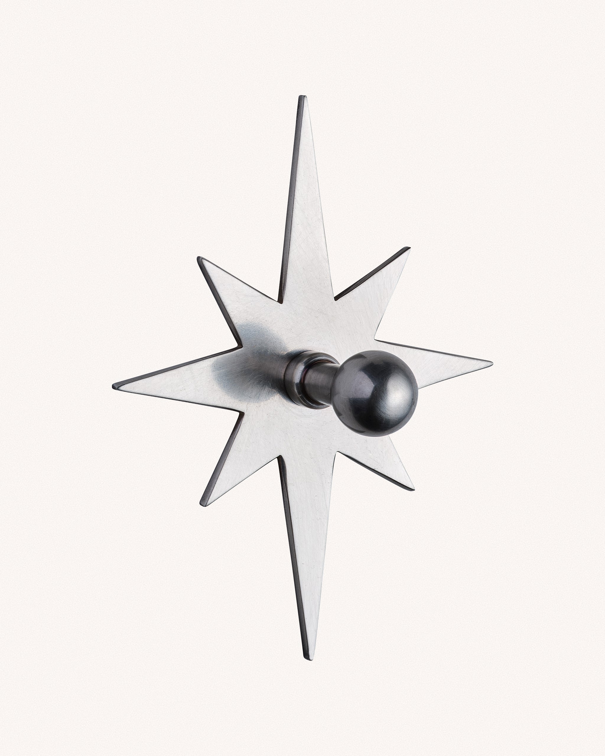 Star Hook, Brushed Nickel