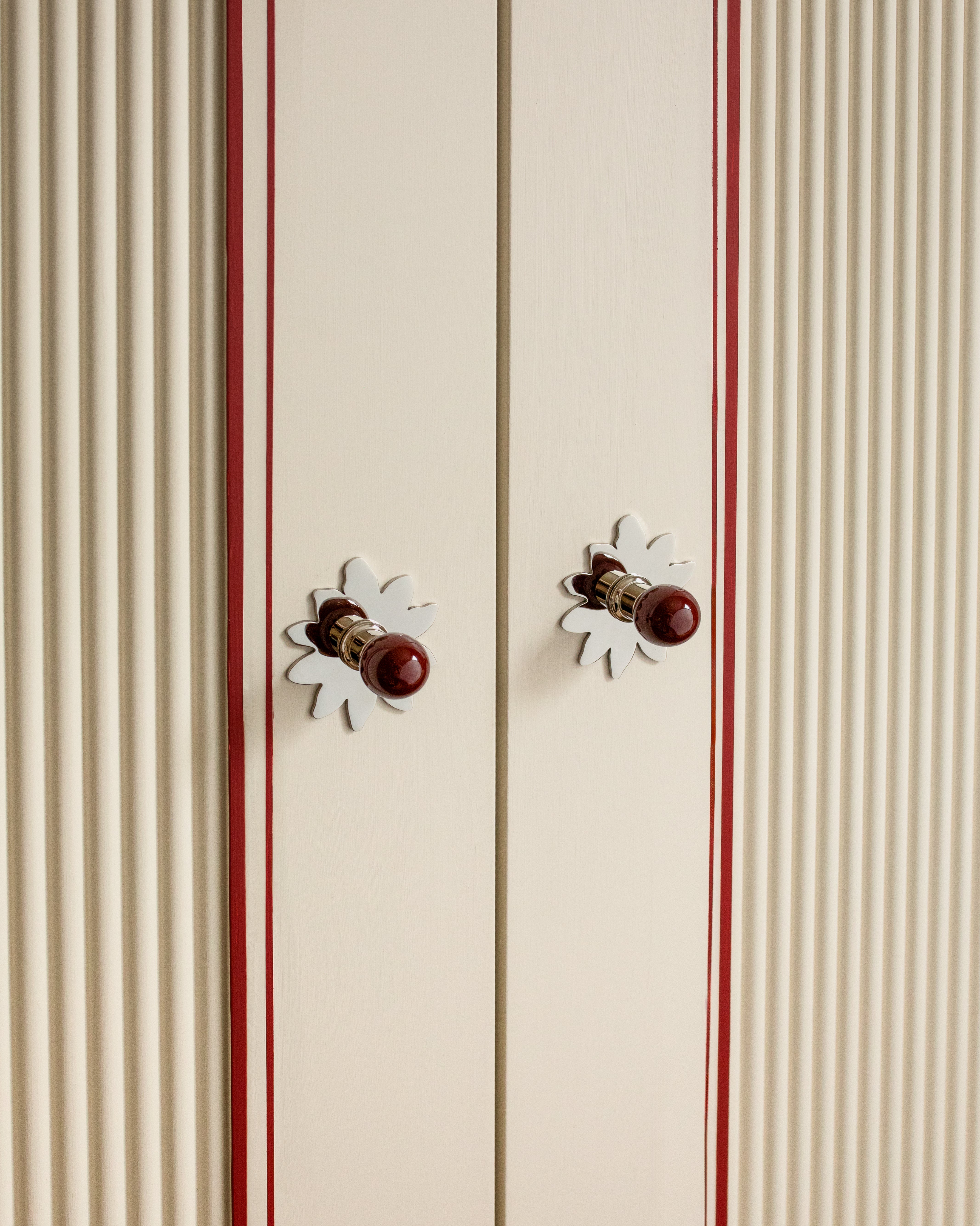 Flower Backplate, Polished Nickel