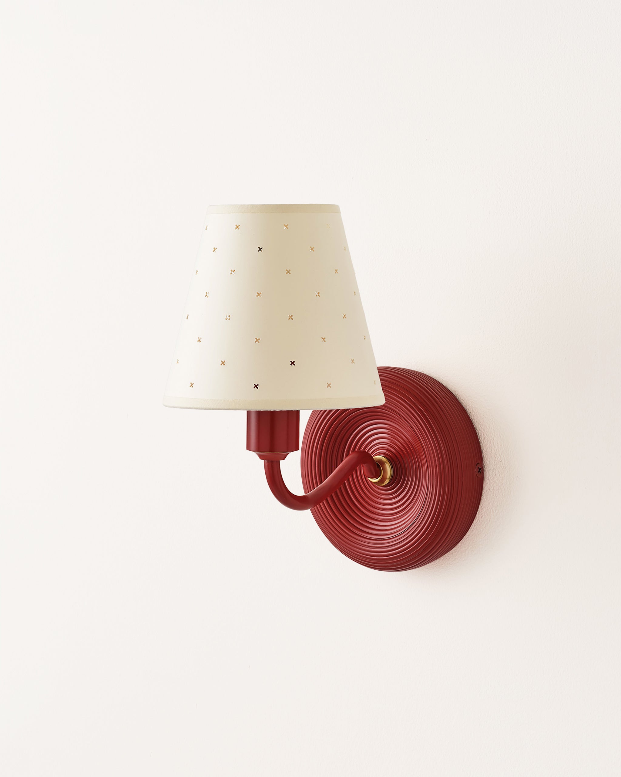 Hive Wall Light, Tomato