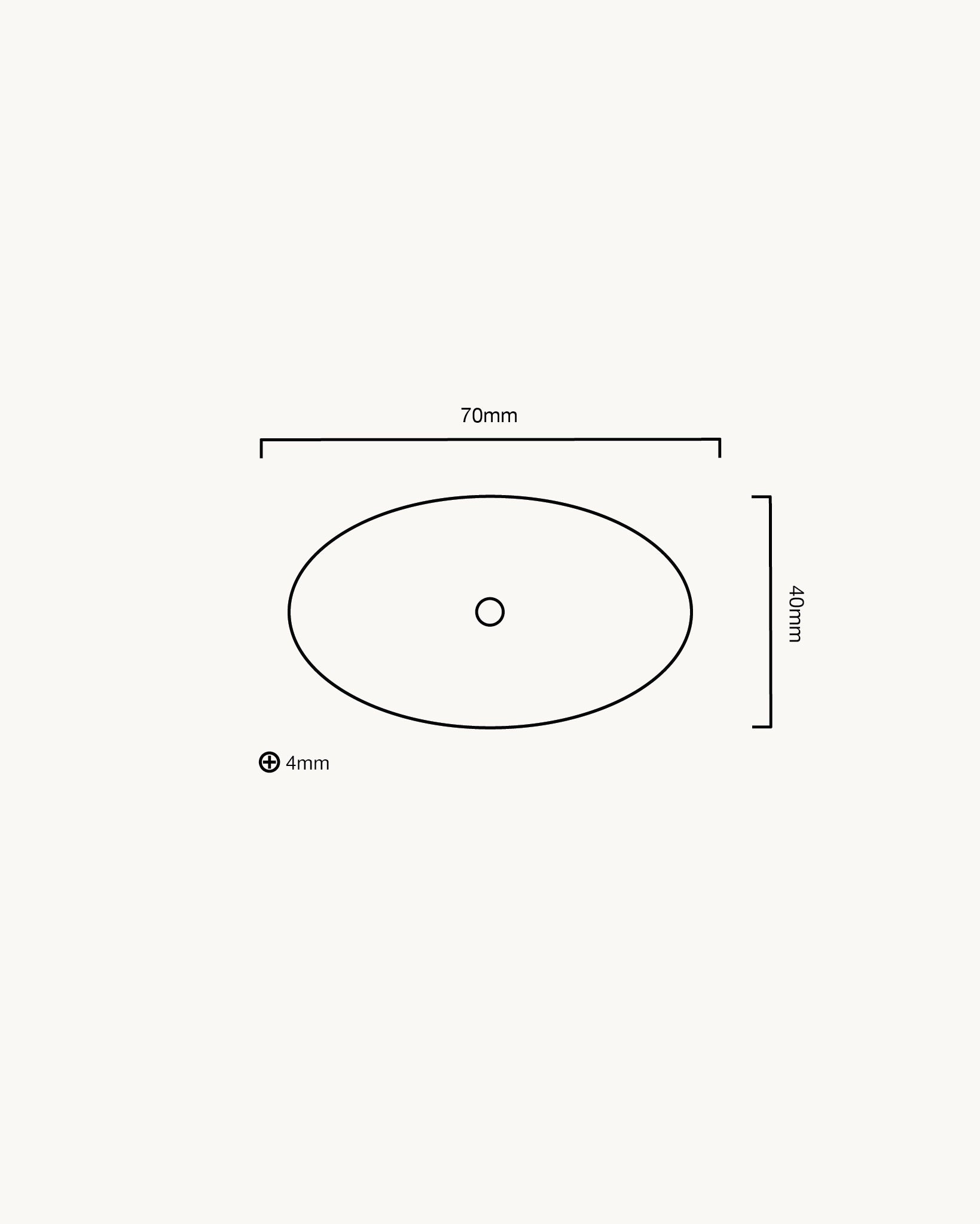 Oval Backplate, Brushed Nickel
