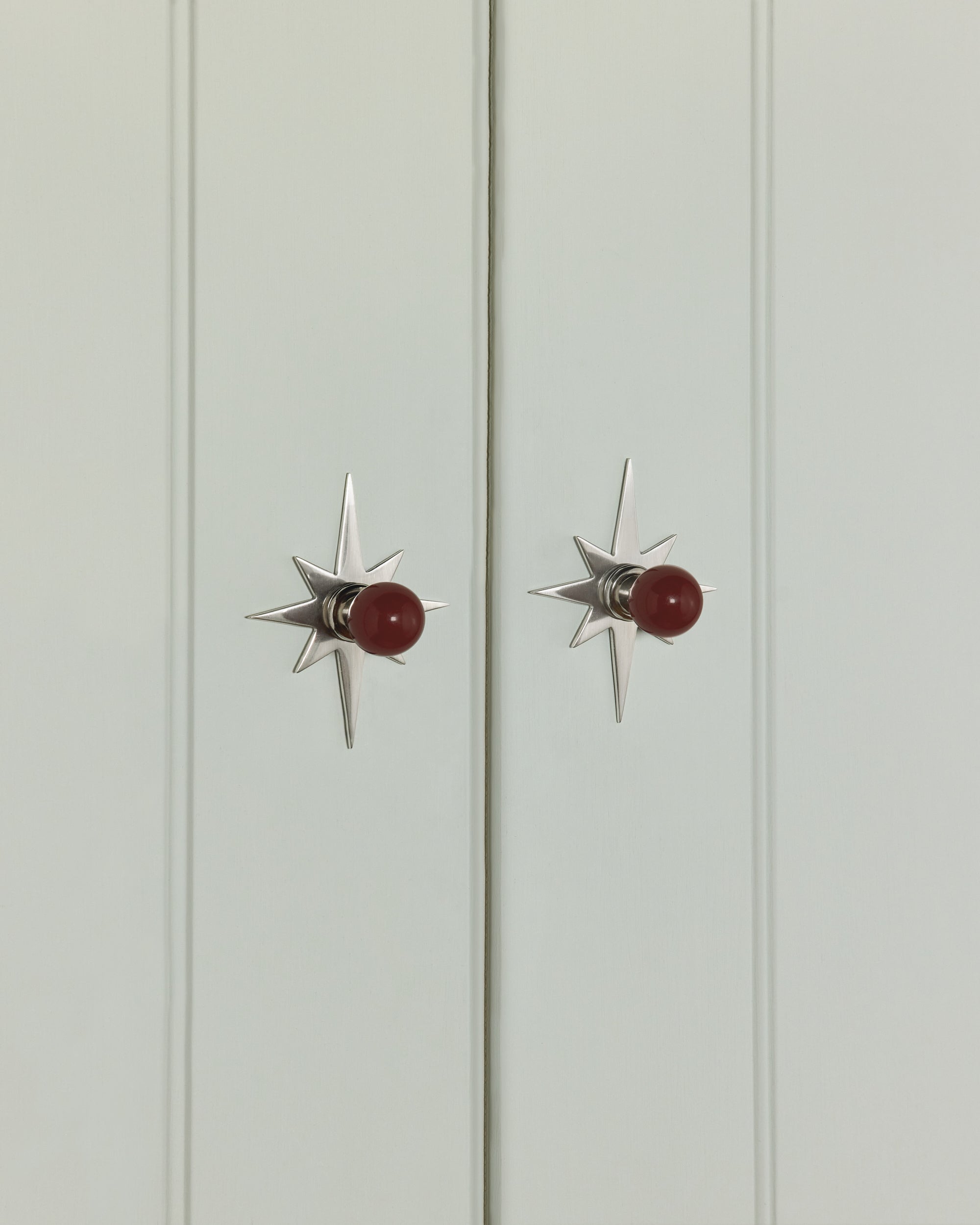 Star Backplate, Brushed Nickel
