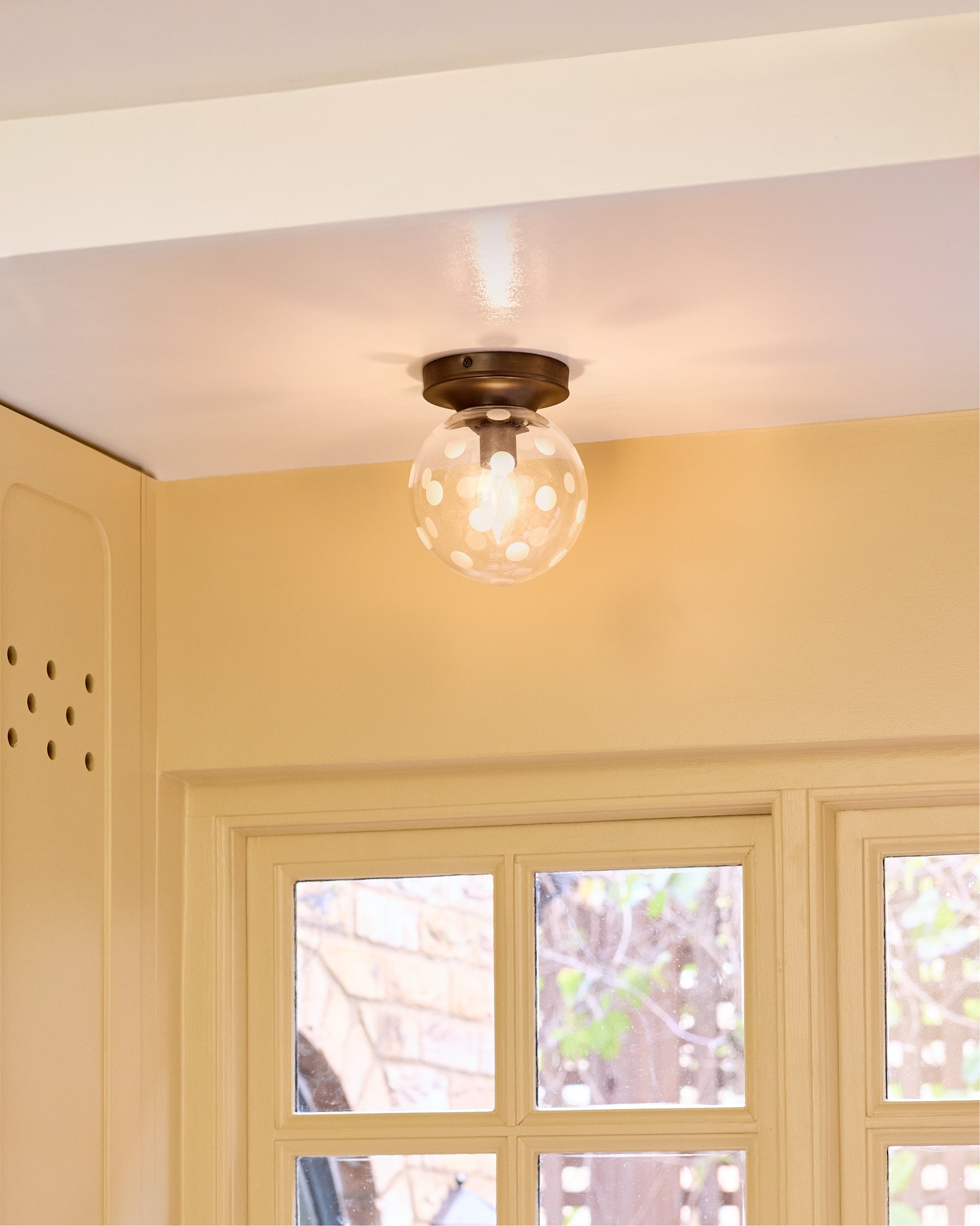Polka Dot Flush Light