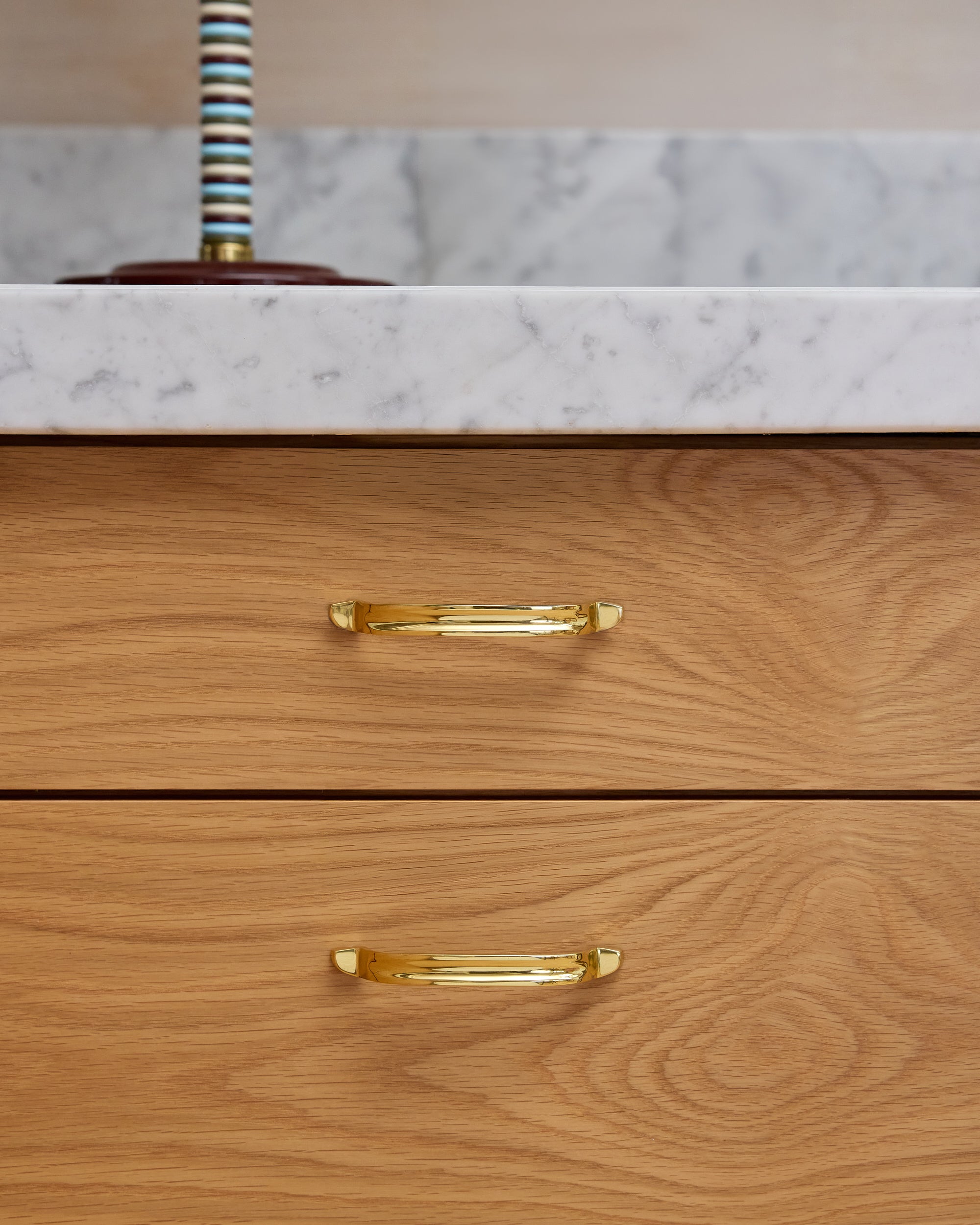 Ray Handle, Polished Brass