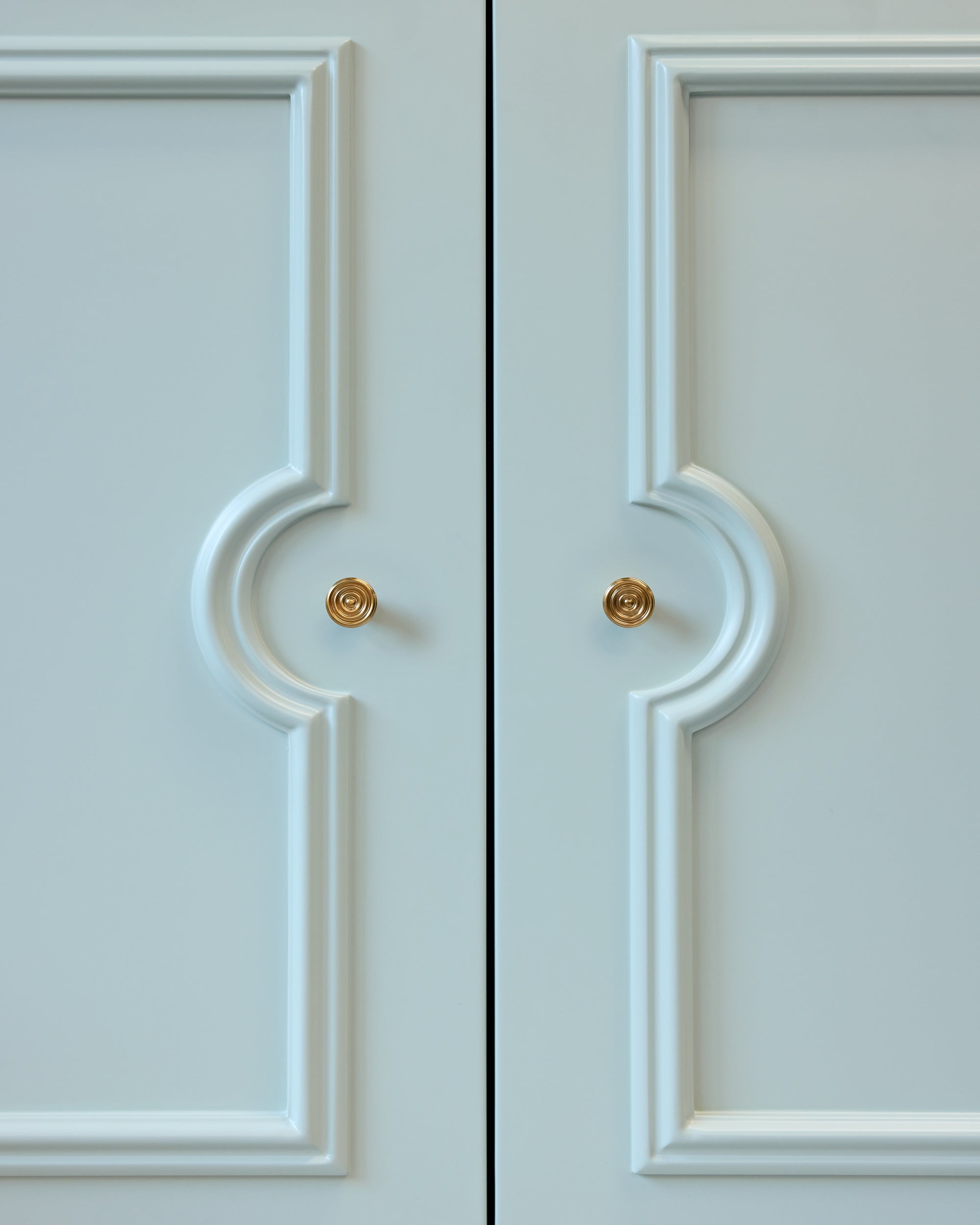 Ripple Knob, Aged Brass