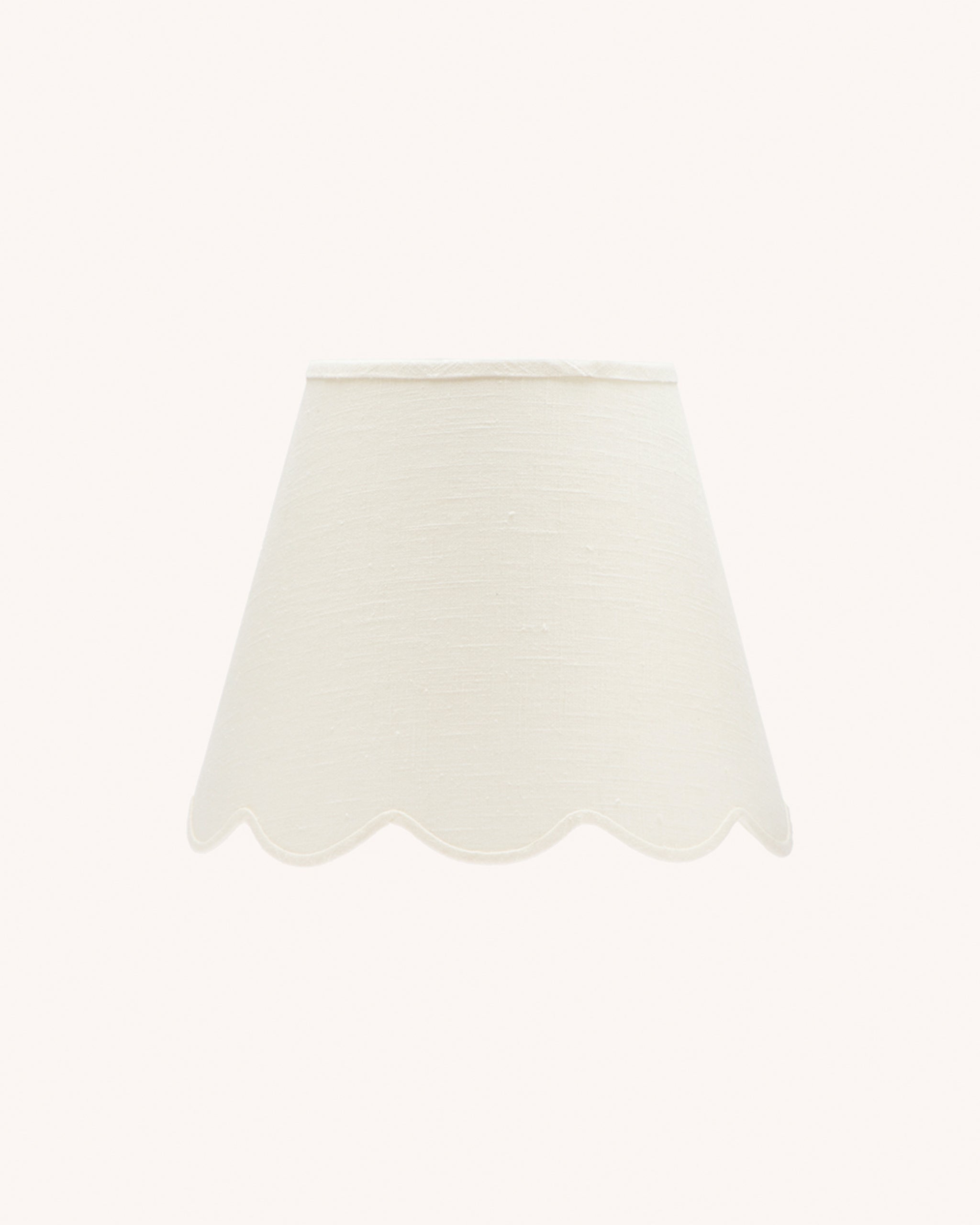 Fabric Scallop Lampshade, Small