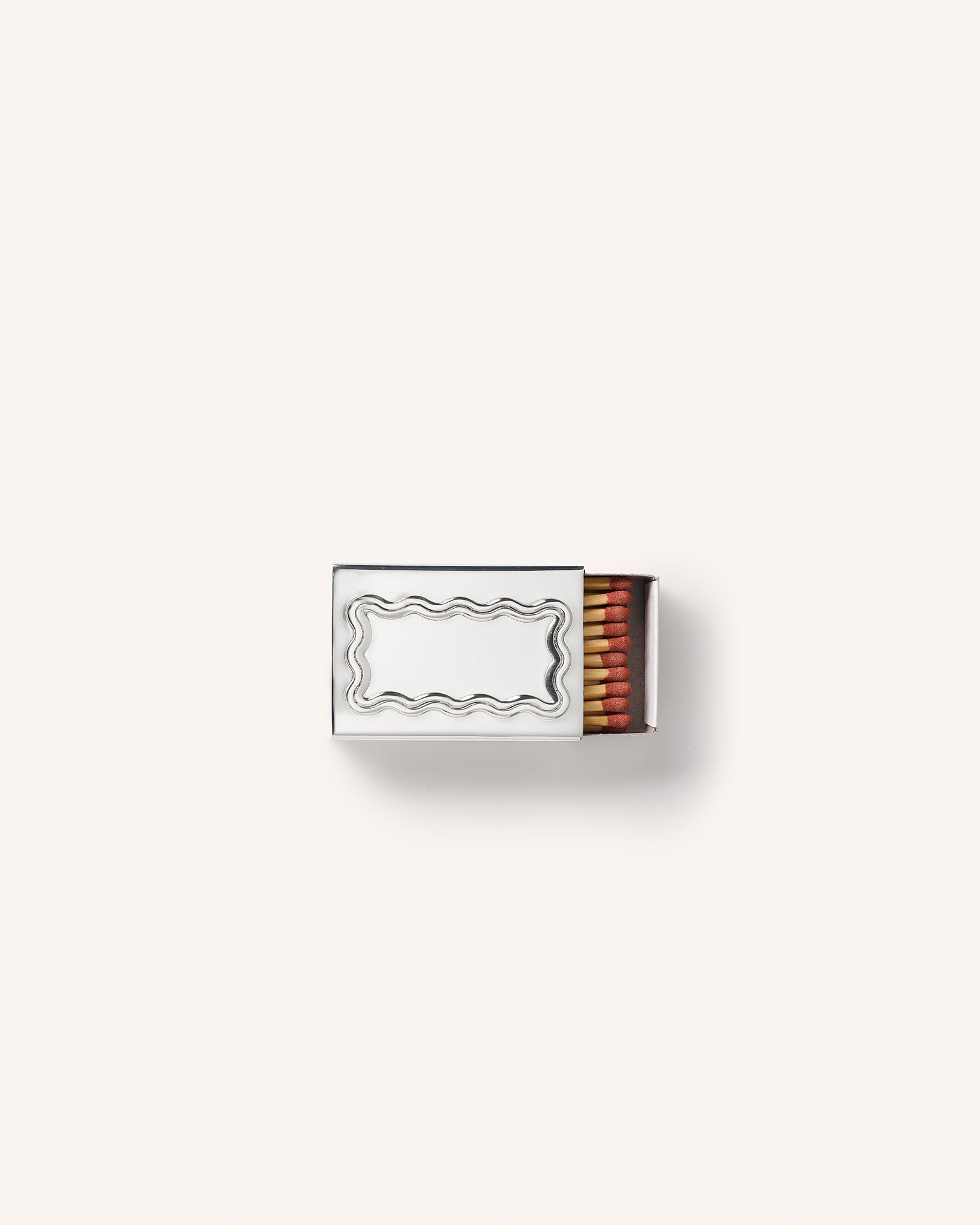 Wave Matchbox Sleeve, Silver, Mini