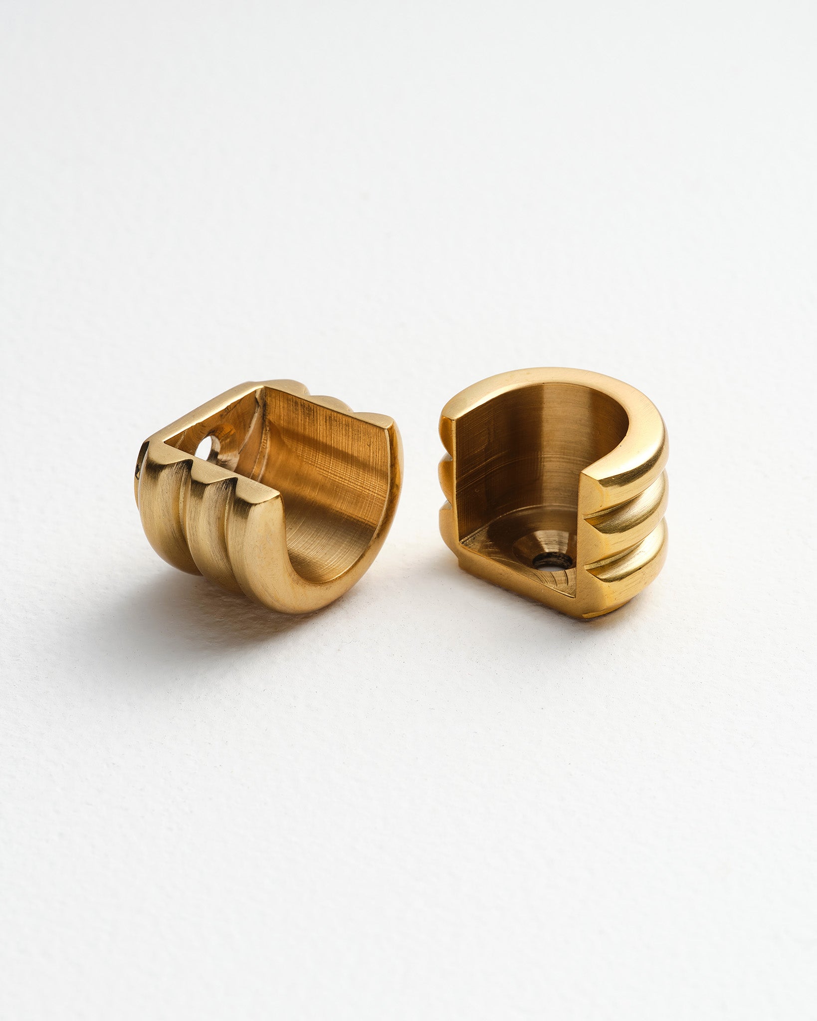 Tay Recess Curtain Rail End Brackets, Pair