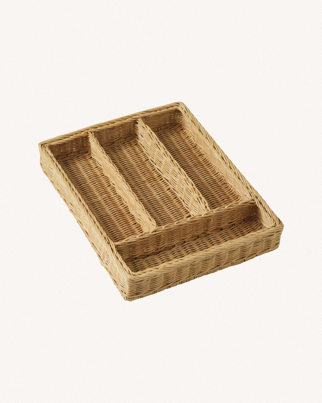 Rattan Cutlery Tray