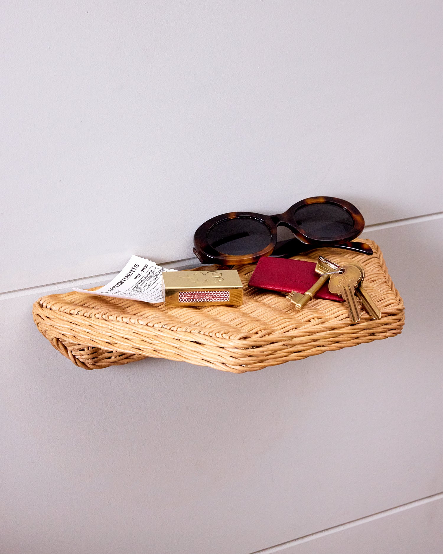 Rattan Shelf, 30cm
