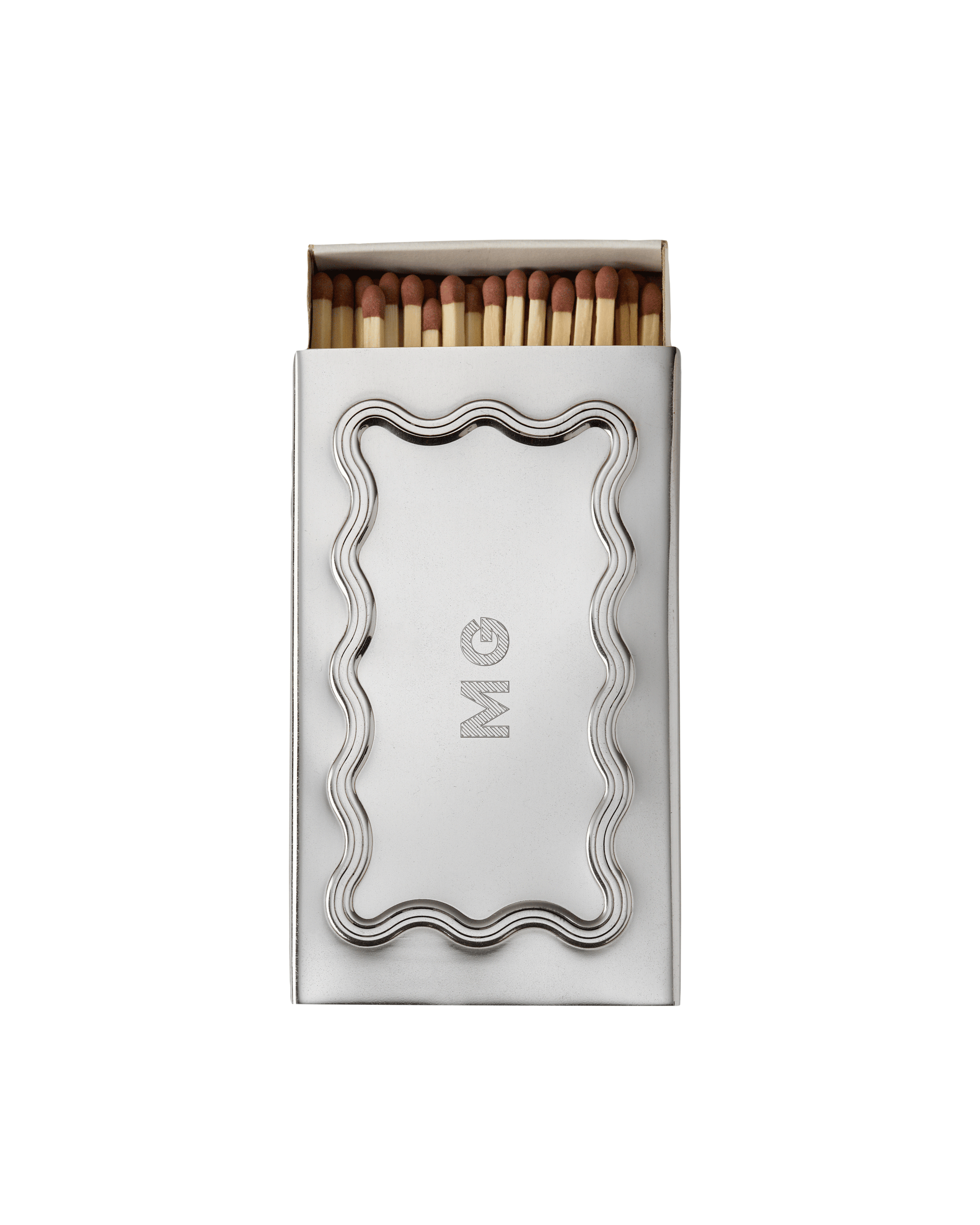 Wave Matchbox Sleeve, Silver, US